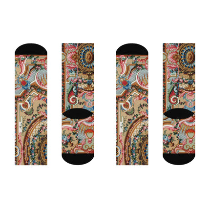 L'Ornement Polychrome by Albert Racine Cushioned Crew Socks