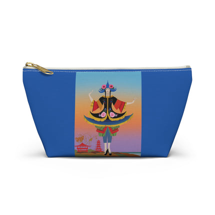 Kabuki Dancer at Twilight Cosmetic Bag – Elegant Performance & Vibrant Fantasy
