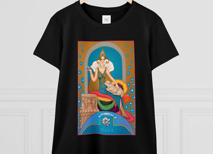 April & Diamond (from the Gem Series) by Sofia Chiostri Women's Midweight Cotton Tee