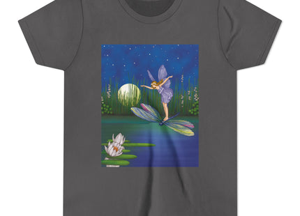 Fairy on a Dragonfly by Ida Rentoul Outhwaite Youth Short Sleeve Tee