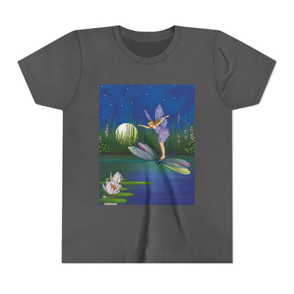 Fairy on a Dragonfly by Ida Rentoul Outhwaite Youth Short Sleeve Tee