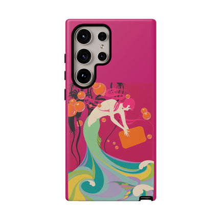 Mermaid Dive Phone Case – Vibrant Waves & Playful Elegance