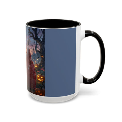 ♥️🎃 The Queen Of Hearts Halloween Masquerade Colorful Mug – Royal Halloween Fantasy