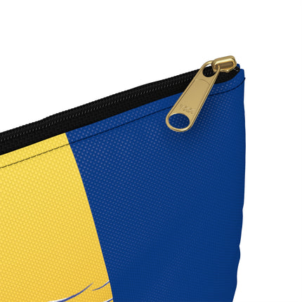 Golden Seas and Whimsical Dreams Accessory Pouch – Art Deco Nautical Design