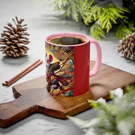 Theatrical Mouse on a Mission Colorful Mugs (11oz, 15oz)