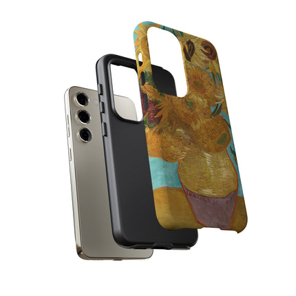 Vase with Twelve Sunflowers by Vincent Van Gogh Phone Cases