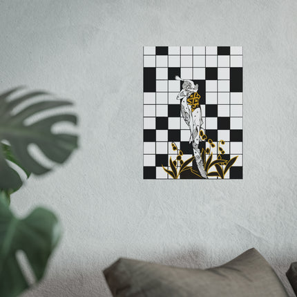 Woman and the Crossword Fine Art Posters