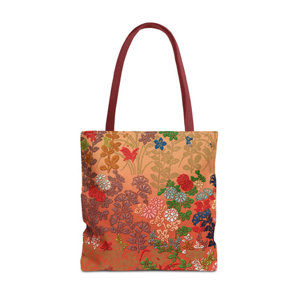 Japanese Flower Pattern by G.A. Audsley Tote Bag (AOP)