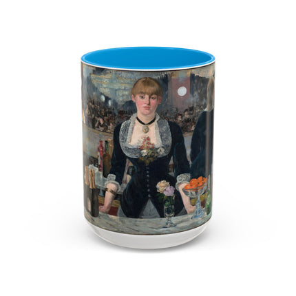 A Bar at the Folies-Bergère by Edouard Manet Colorful Mugs (11oz, 15oz)