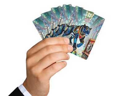 Cyber Panther's Hunt Playing Cards