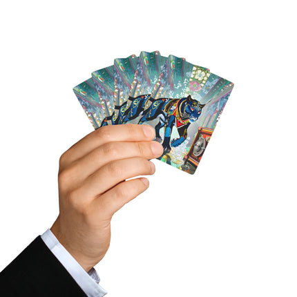 Cyber Panther's Hunt Playing Cards