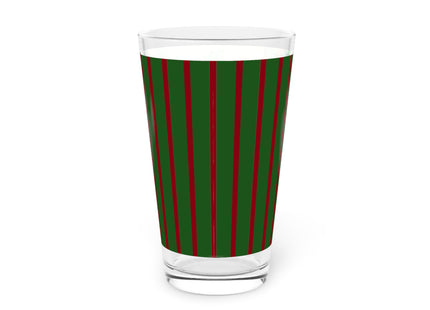 Naughty or Nice Kitten Christmas Glass, 16oz
