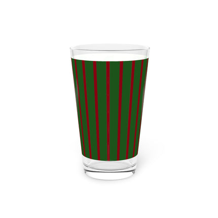 Naughty or Nice Kitten Christmas Glass, 16oz