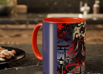 Halloween Sorceress Colorful Mugs (11oz, 15oz)