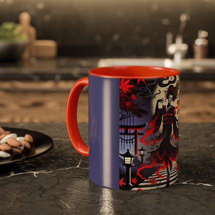 Halloween Sorceress Colorful Mugs (11oz, 15oz)