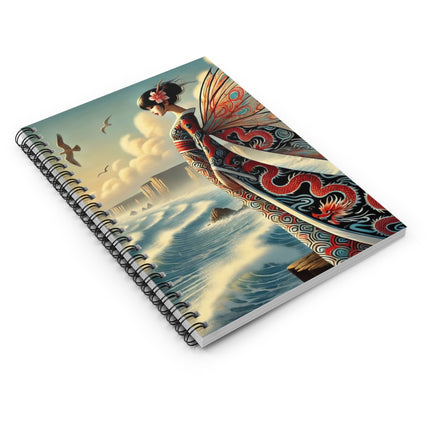 The Coastal Fairy Spiral Notebook – Ruled Line