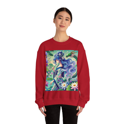 Fairy of the Koi Pond Heavy Blend™ Crewneck Sweatshirt
