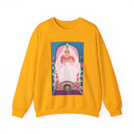 August & Peridot (from the Gem Series) by Sofia Chiostri Unisex Heavy Blend™ Crewneck Sweatshirt