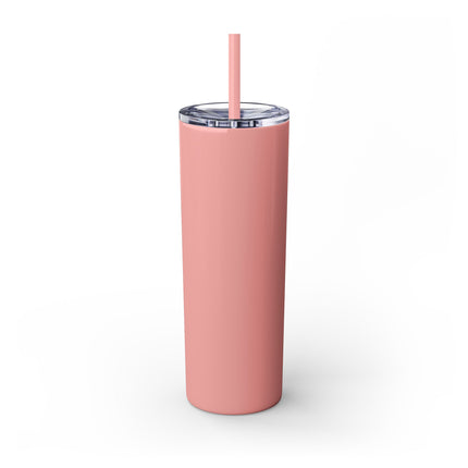 Costume de Yacht by George Barbier Skinny Tumbler with Straw, 20oz