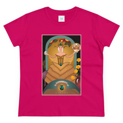June & Pearl, Alexandrite (from the Gem Series) by Sofia Chiostri Women's Midweight Cotton Tee