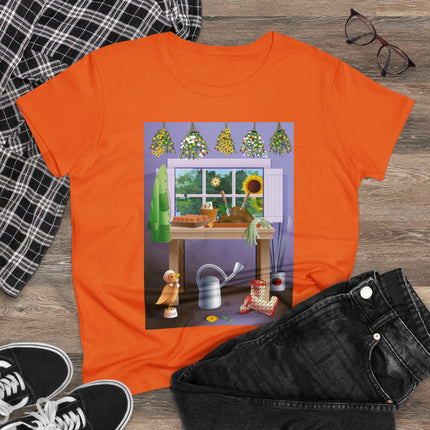 A Gardener's Haven Women's Midweight Cotton Tee