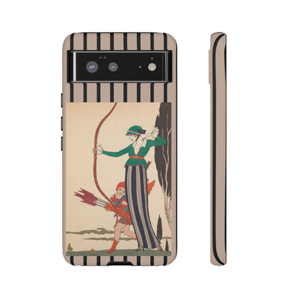 L'Arc Rouge by George Barbier Phone Cases