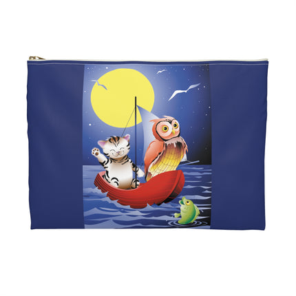 Embarking on a Moonlit Journey Accessory Pouch