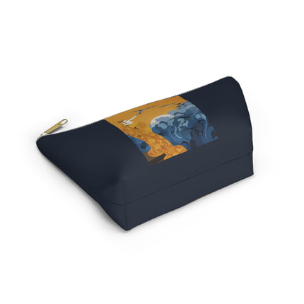 Falcon Mistress Cosmetic Bag – Art Deco Power & Golden Freedom