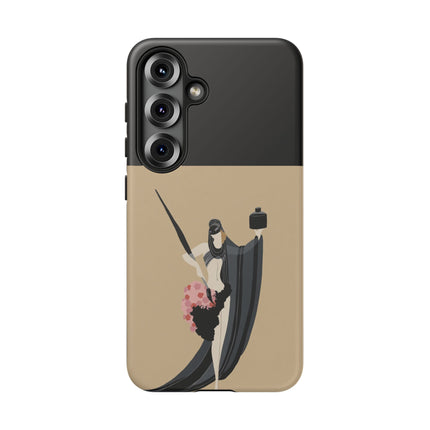 Dancer with Ink & Blossoms Phone Case – Elegant Grace & Artistic Poise