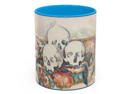 The Three Skulls by Paul Cézanne Colorful Mugs (11oz, 15oz)