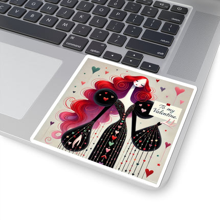 To My Valentine Kiss-Cut Stickers (4 Sizes)