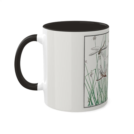 Dragonflies by Morimoto Toko Colorful Mugs, 11oz
