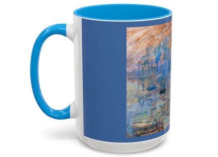 Sunrise by Claude Monet Colorful Mugs (11oz, 15oz)