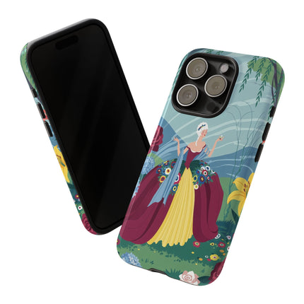 🌹🌿 The Willow Garden Promenade Phone Case – Art Deco Floral Elegance