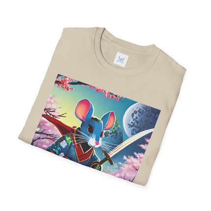 Cyber Samurai Rat Softstyle T-Shirt