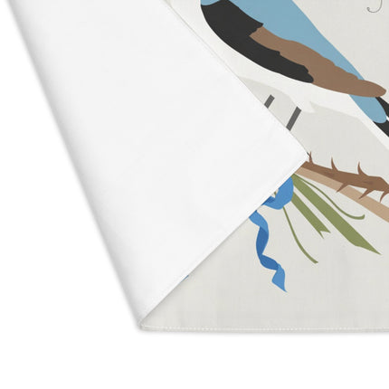 Bluebird & Butterfly Placemat – Spring Harmony & Delicate Beauty