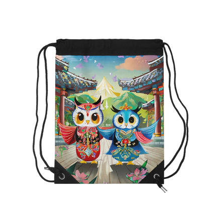 Twirling Talons Drawstring Bag