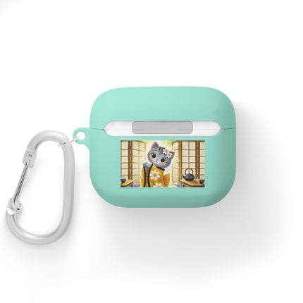 Playful Kitten in the Tea Room AirPods and AirPods Pro Case