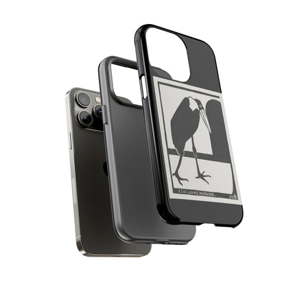 A Lame Marabou by Samuel Jessurun de Mesquita Phone Cases