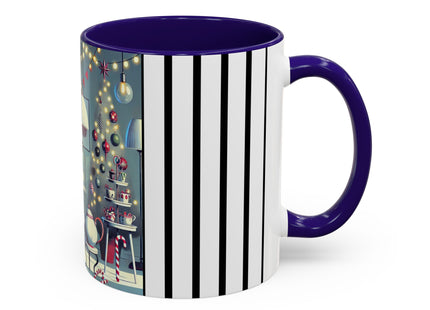Whimsical Christmas Tea Party Colorful Mugs (11oz, 15oz)