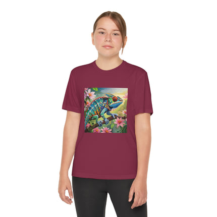 Camouflage Chameleon Youth Competitor Tee
