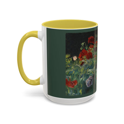 A Study of Poppies for Carnation, Lily, Lily, Rose by John Singer Sargent Colorful Mugs (11oz, 15oz)