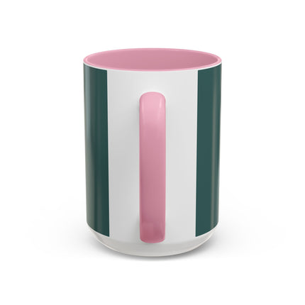 Candy Cane Timekeeper Bunny Colorful Mugs (11oz, 15oz)