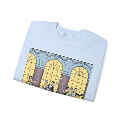 Au Revoir by George Barbier Heavy Blend™ Crewneck Sweatshirt