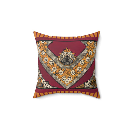 La décoration moderne dans le textile Pl. 12 by Gaston Charlet Spun Polyester Square Pillow