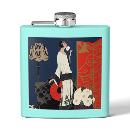 Art Deco Flapper Flask – Elegant Sip & Timeless Style