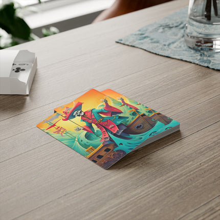 Skeleton Crew of the Misty Seas Playing Cards