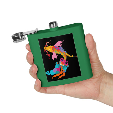 Golden Koi Flask – Lucky Swim & Vibrant Fortune