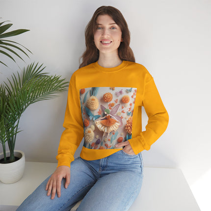 Dahlia Fairy Unisex Heavy Blend™ Crewneck Sweatshirt