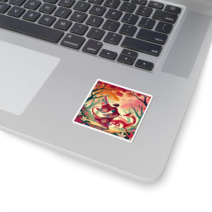 The Dragon Fairy’s Dance Kiss-Cut Stickers (4 Sizes)